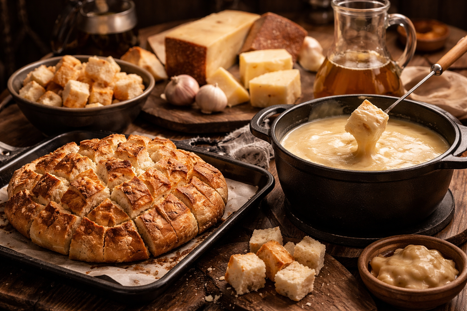 Bodensee-Fondue mit eigenem Fonduebrot - Marco Hanhart