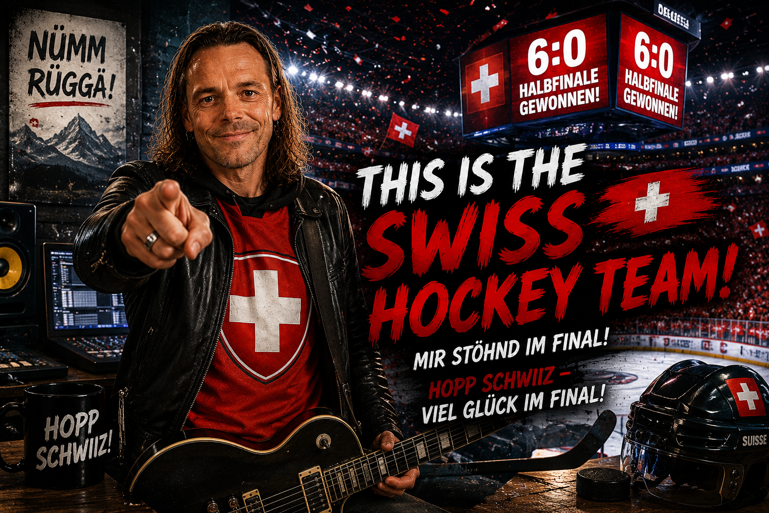 This is the Swiss Hockey Team