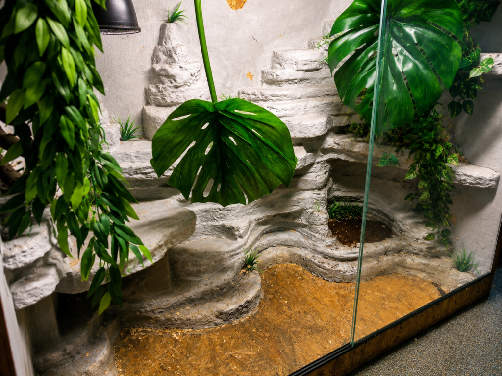 Schlangi bekommt ein Terrarium-Update