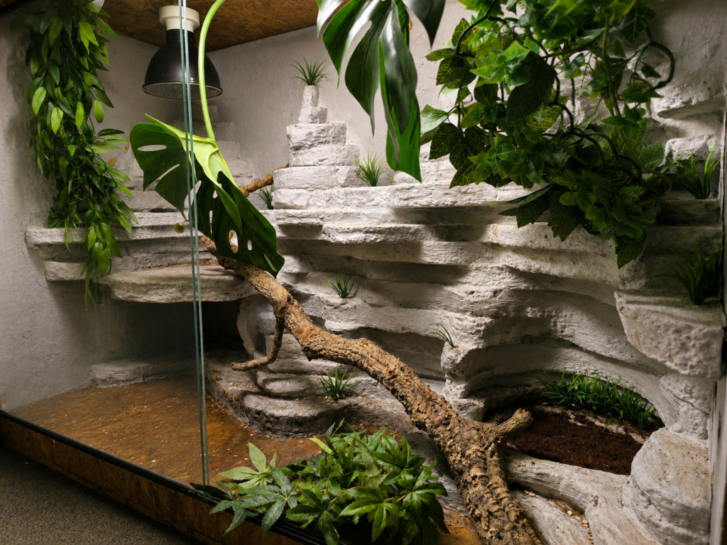 Schlangi bekommt ein Terrarium-Update