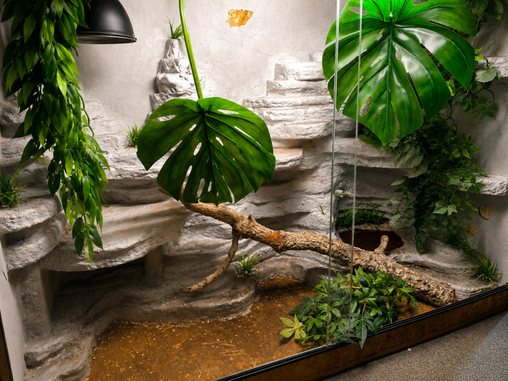 Schlangi bekommt ein Terrarium-Update
