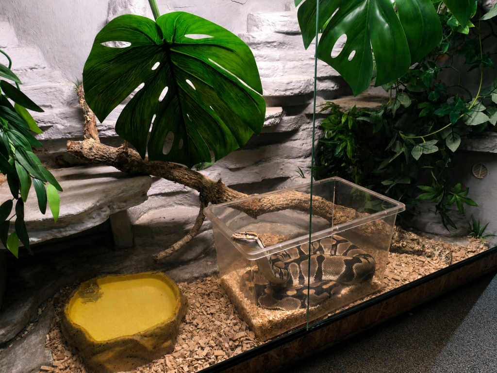 Schlangi bekommt ein Terrarium-Update